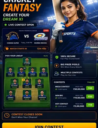 RS9 (rs 9) fantasy cricket & matchday visual 3